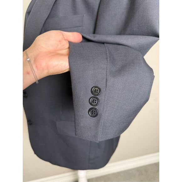 Men’s Gray YSL Yves Saint Laurent Suit Jacket Wool EU 48 US 38 - Picture 12 of 12